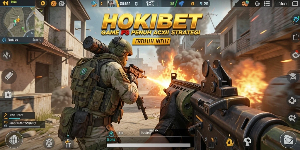 Tampilan gameplay HOKIBET yang intens dan penuh aksi.