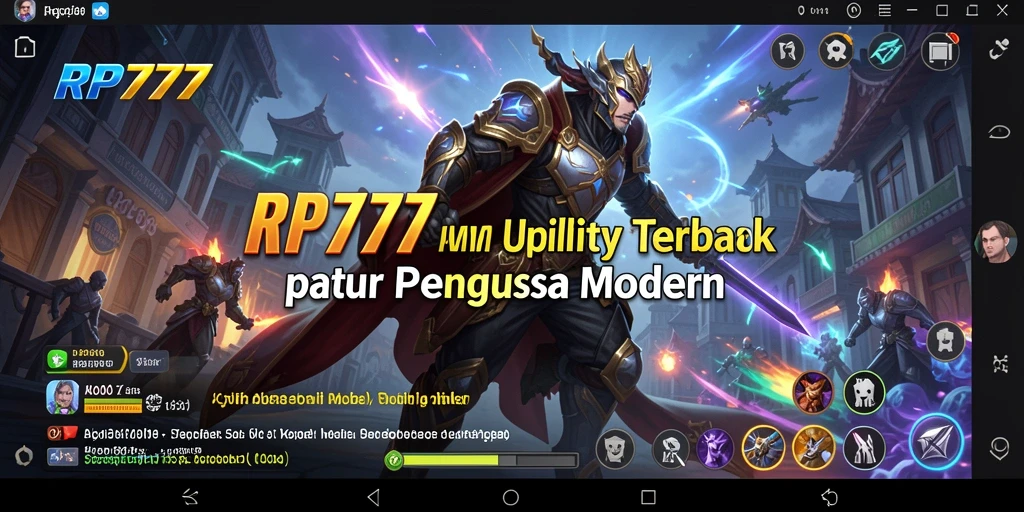 Screenshot utama RP777 menampilkan fitur utility yang bermanfaat.