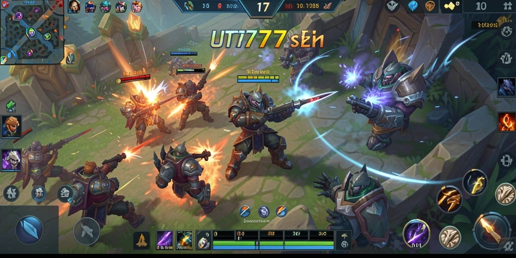 Tampilan gameplay UT77 yang memukau dan seru.