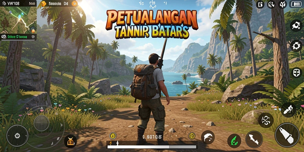 Tampilan menakjubkan dari dunia terbuka di VW108.